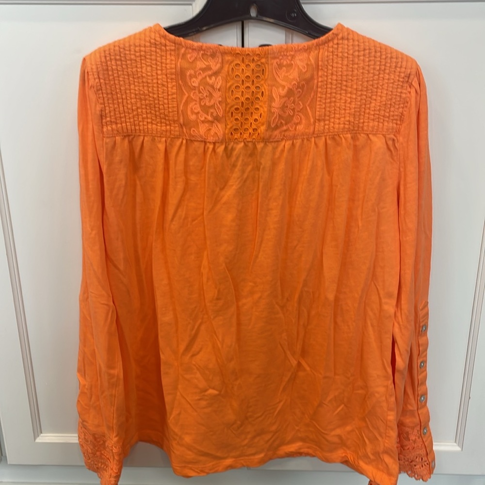Soft Surroundings long sleeve gorgeous top - Picture 6 of 11